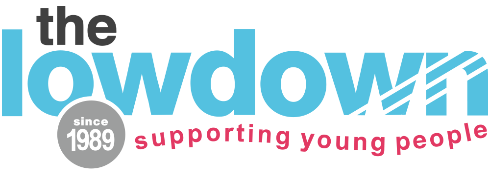 The lowdown logo supporting young people